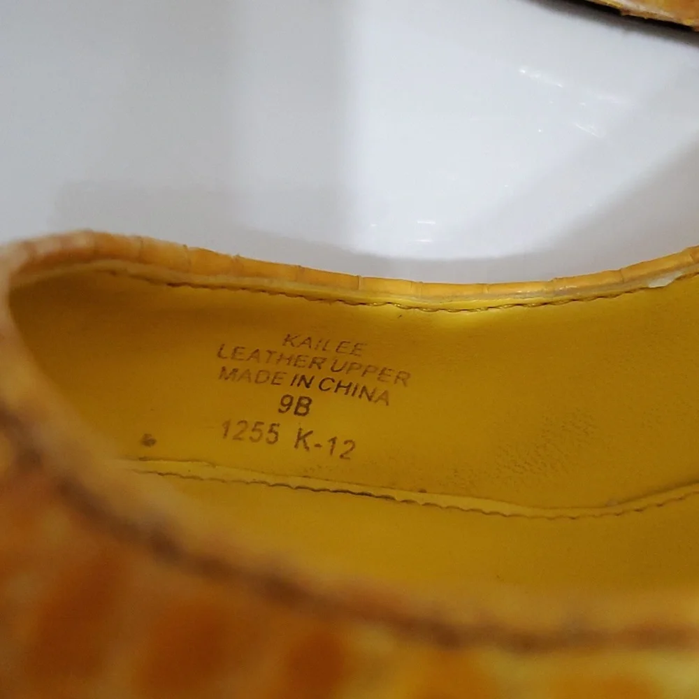 Ralph Lauren reptile shoes. Kailee stiletto pumps. Size 9B. - Picture 8 of 13